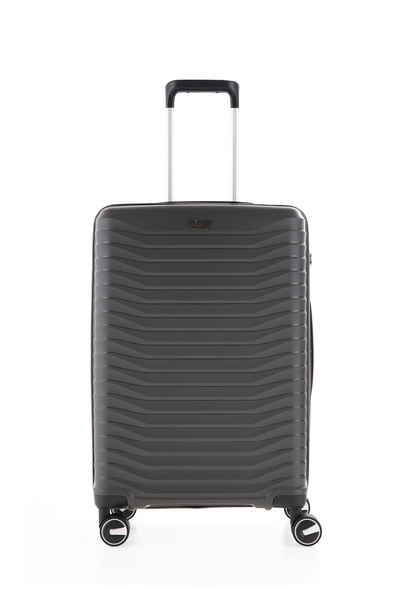 ÇÇS Lüks Silikon Kırılmaz Büyük Boy Valiz Antrasit