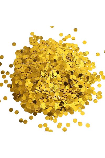 Genel Markalar 1 Paket Gold Balon Pulu Altın Sarısı Balon Içi Pul Konfetisi 1...