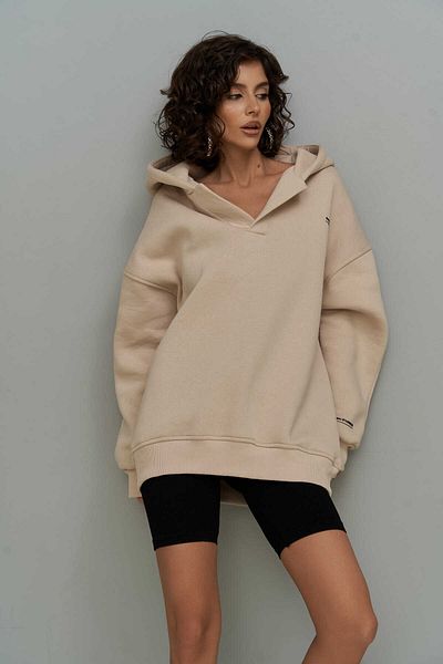 MAİ COLLECTİON Polo Bone Hoodie Sweatshirt