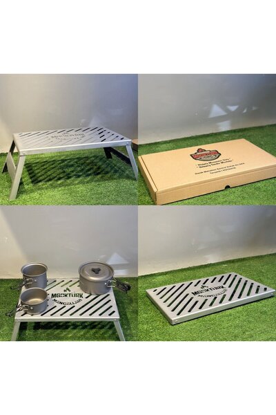 GÖKTÜRKMANGALLARI Katlanabilir Gri Izgara