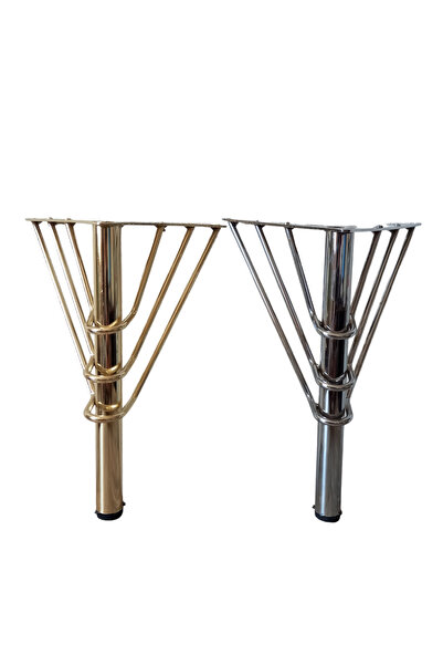 Lion Flamingo Model Gold Koltuk Kanepe Tv Ünitesi Ayağı 18cm (16 LI PAKET )