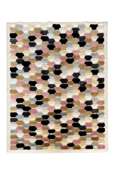 Dericibey Renkli Peluş Halı PLH00003