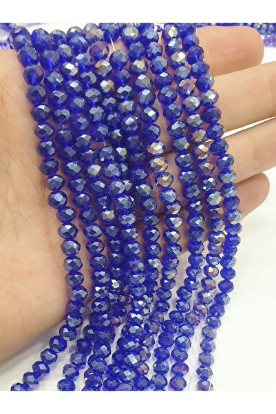 CRYSTALSHOP 6mm Kobalt plava plave kristalne perle (10 niti)