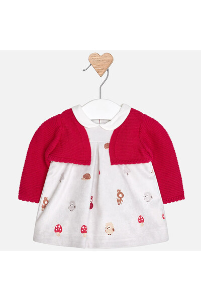 MAYORAL Combined Bolero Dress