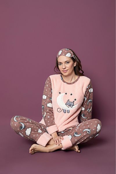 Asel Women's Fleece Pajama Set