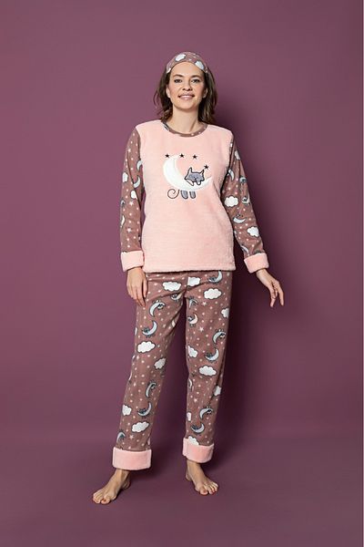 Asel Women's Fleece Pajama Set