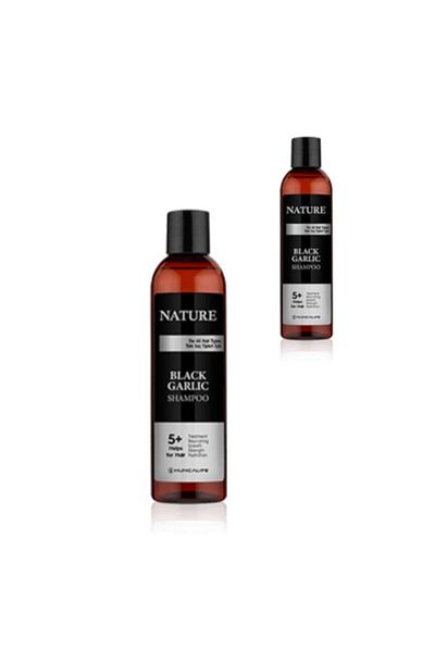 Naturea Nature 350 ml Black Garlic Shampoo - 2pcs