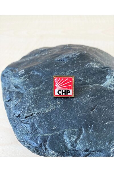 SANAT TACİRİ VİNTAGE CHP ROZET YAKA BROŞU KLİPSLİ ROZET NO 90