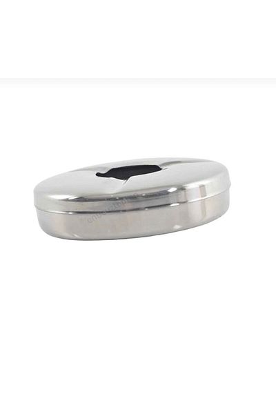 YDGR Metal Ashtray with Lid Round Ash Plate 1 piece