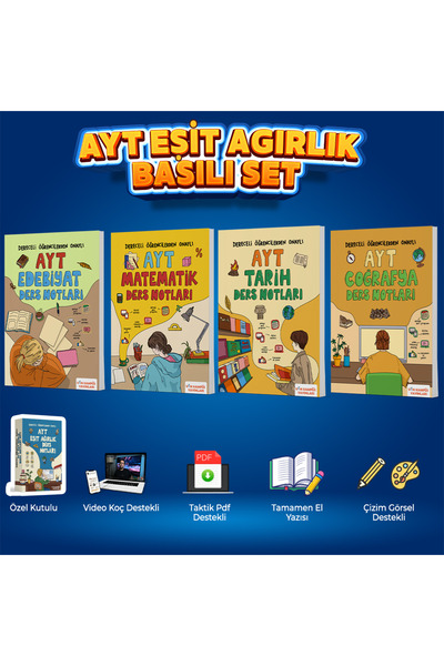 Vin Kampüs 2026 Ayt Eşit Ağırlık Konu Anlatım Seti Dereceli Öğrencilerden Ona...