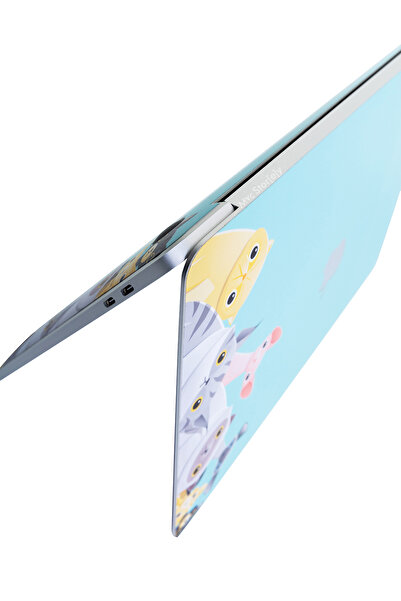 Mcstorey Macbook Air M1 Kılıf 13inç Sticker Yapıştırma A2337 Ile Uyumlu Koruyucu Kaplama Laptop Animal03
