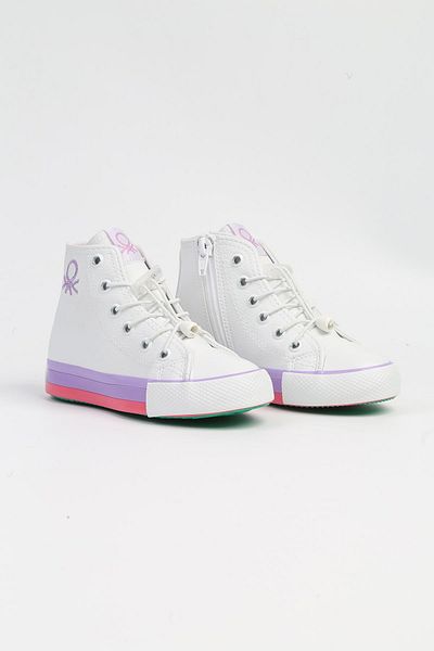 Benetton ® |   BN-30773 - 3394 Liliac alb - Pantofi sport pentru copii