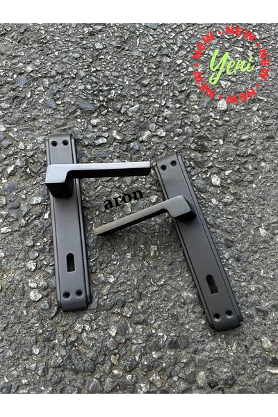ARON SOFUOĞLU PRISM MODEL LUXURY PHOENIX WITH MIRROR (MATT ANTHRACITE) ROOM DOOR HANDLE ALUMINUM / STEEL