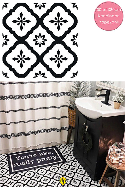 Trendpoint 1adet Lvt Zemin Ve Duvar Kaplama Kendinden Yapışkanlı 30cm×30cm Mu...