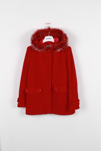 incity Girl's Wool Stamp Coat