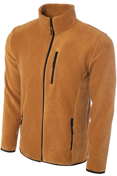 GHASSY CO. Men's Pro Windproof 5-Pocket Outdoor Full Zipper Fleece Jacket