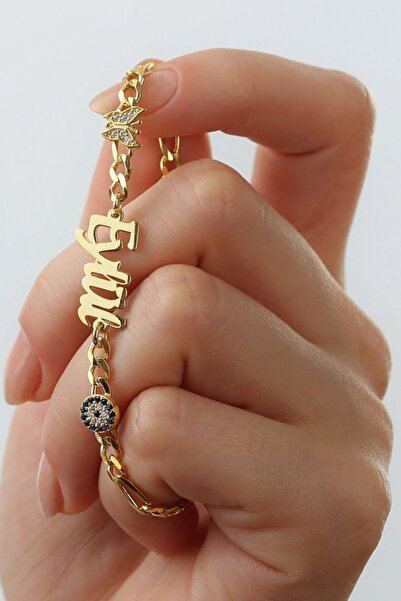 Silvano Jewelry 925 Ayar Gümüş Isimli Zincir Bileklik