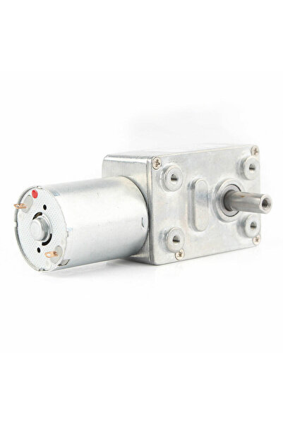 ROBİZ Jgy370 Dc 12v 60 Rpm Redüktörlü Dc Motor 2 Yönde Dönme L Tip 1kg.cm Yüksek Tork Metal Dişli