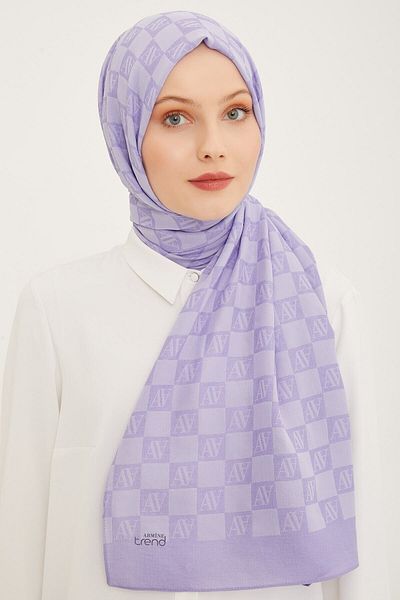 Armine Trend Ultra Light Σάλι με λογότυπο λιλά
