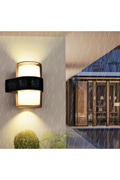 ECONA Full Reyon 10w Dekoratif Modern Stil Dış Mekan Led Duvar Aplik, Bahçe D...
