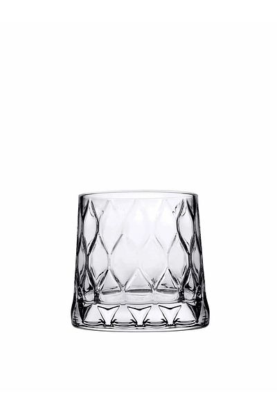 Paşabahçe Set of 4 Leafy Whiskey Glasses 300 Cc and 2 Elysia Snack Bowl 235 Cc
