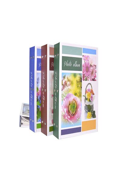 Rabsev Rs098 Photo Album 10X15Cm 300 Photo Capacity Floral Pattern Album
