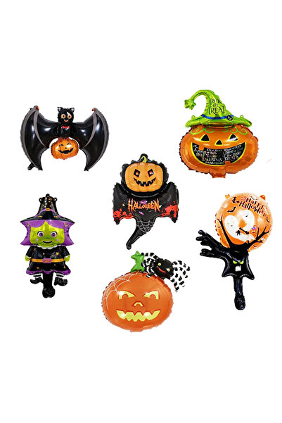 Partimarka مجموعة بالونات فويل للحفلات تحت عنوان الهالوين
