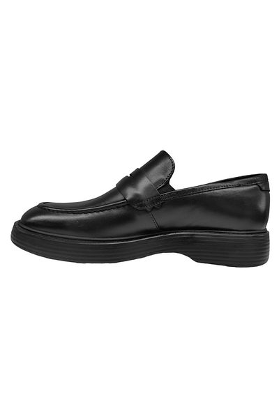 LUCIANO BELLINI 6003 Black Genuine Leather Men's Shoes