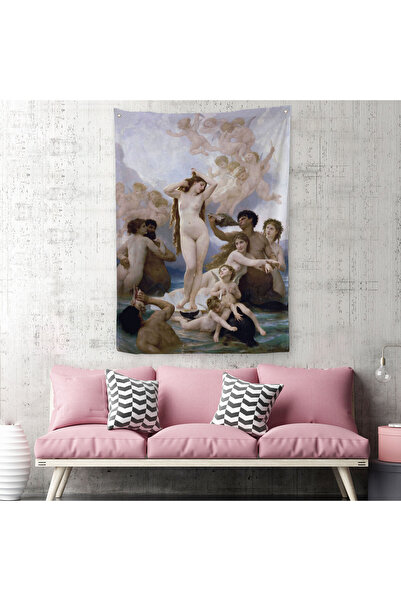 Harita Sepeti Venüs'ün Doğuşu Duvar Örtüsü - Halısı-6095