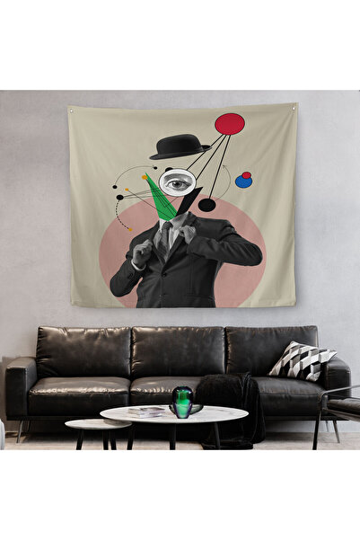 Harita Sepeti Pop Art zidna obloga - Tepih s, junak iz stripa pije kafu - 5802