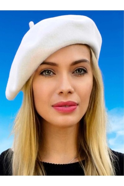 Trenderrs Beretă de pictor din pâslă franceză pentru femei