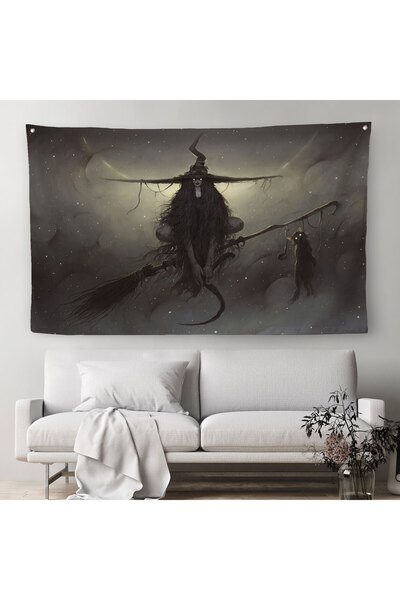 Harita Sepeti سجادة الساحرة الطائرة في المكنسة، ساحرة الهالوين-6564