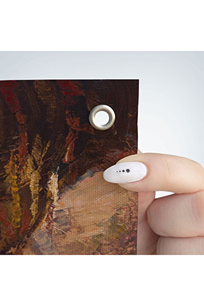 Harita Sepeti Çıplak Kız Yağlıboya Güzellik Sanatı Banyo Duvar Örtüsü - Halısı-5252