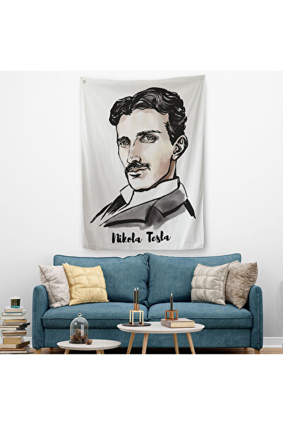 Harita Sepeti Nikola Tesla Dekorativni zidni obložak - Tepih si- 5917