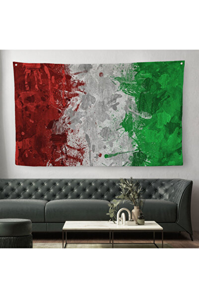 Harita Sepeti Platno sa zastavom Italije - zidni dekor H Tepih i, dekor za do...