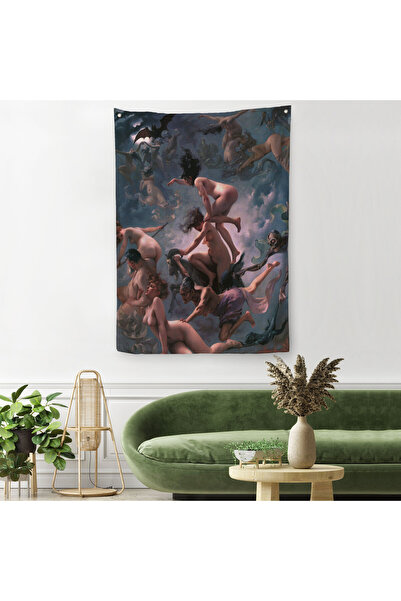 Harita Sepeti الساحرات إلى السبت، لويس ريكاردو فاليرو فيجن دي فاوست 1878 مفرش...