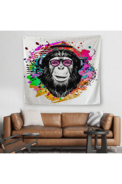 Harita Sepeti Dj Monkey platno za zid - Tepih si-5063
