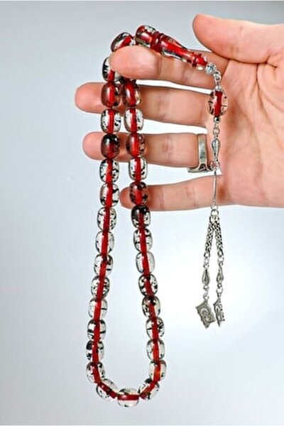 izmirpazarı Large Grained Powder Amber Prayer Beads