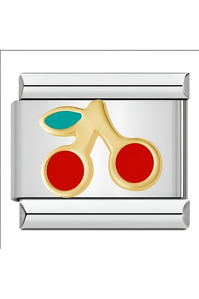 RoseCo00 Italian Steel Bracelet Charm