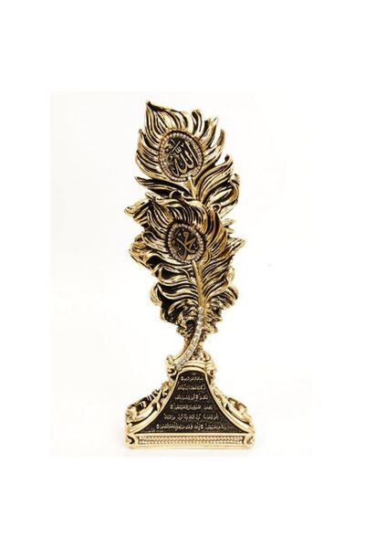 Hediye Seviyorum Tüy Biblo Altın