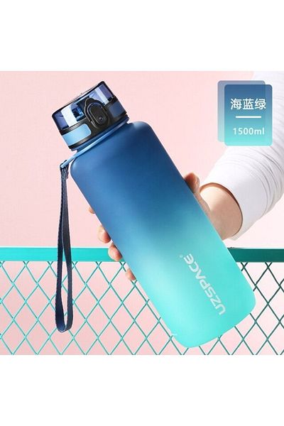 Uzspace 1500ml Tritan Flask 3056 Blue Green