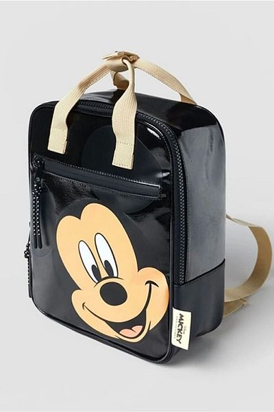 ST Geantă din piele neagră Zr Mickey