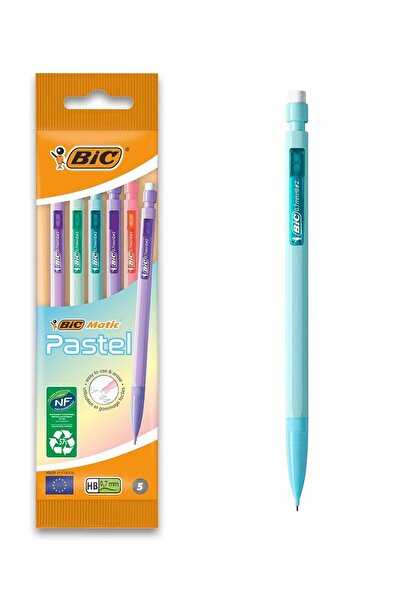 Bic Matic Pastel 0.7 Versatil Kalem 5'Li