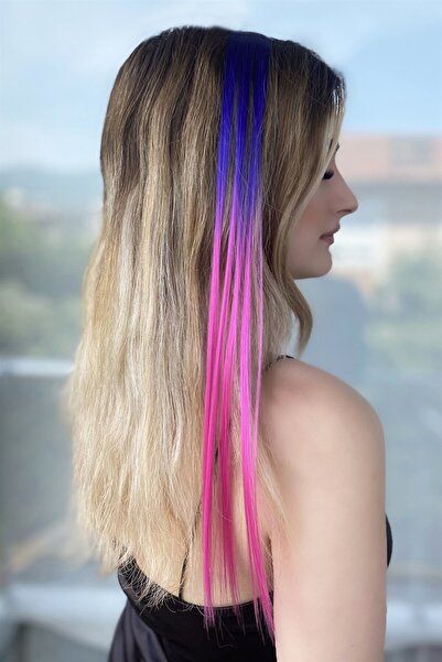 TAKIŞTIR Side Snap Hairpiece / 2 Colors Ombre / 50 Cm