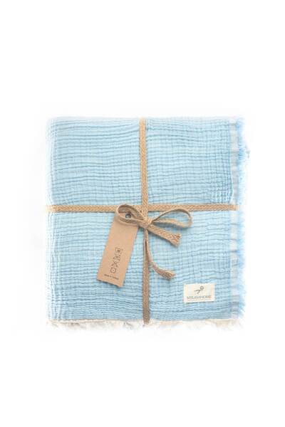 MYLASA HOME Double Face Planets 4 Layer Muslin Bedspread Double 220X240Cm