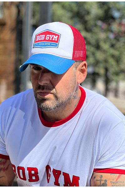 BOB GYM قبعة للجنسين مع شعار التطريز BOB 10th YEAR