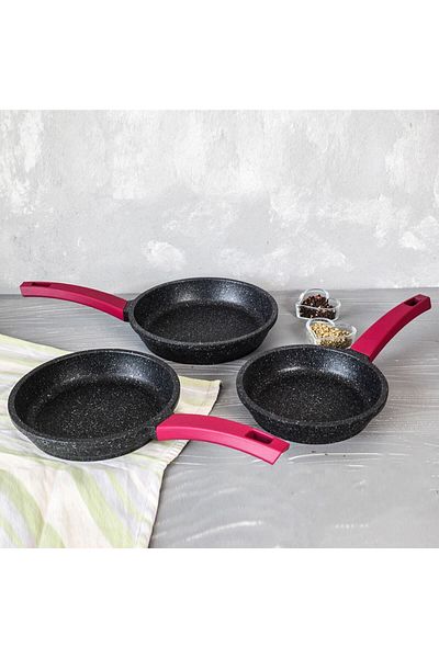 gülsan Elite Cast Pan Set 18-22-26cm