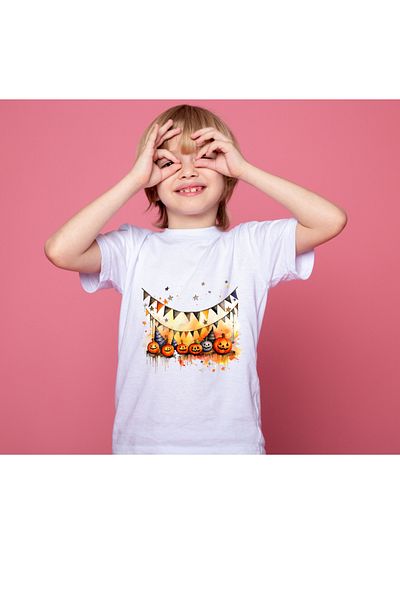 Cemira Tricou pentru copii Halloween Design Halloween