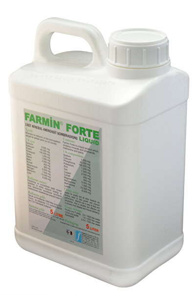 Farmavet FARMİN FORTE 5 lt - Kanatlı ve Büyükbaş Hayvanlar için Amino asit ve...
