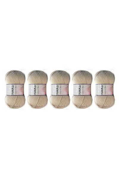NAKO Νήματα πλεξίματος χειρός Super Pearl 100 Gr 5 ΤΕΜ